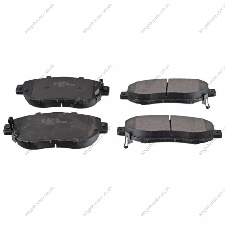Комплект гальмівних колодок переднього., LEXUS GS, IS I, IS SPORTCROSS, SC TOYOTA ALTEZZA, ALTEZZA GITA, ARISTO, MARK II IX, MARK II VIII, SUPRA, VEROSSA 2.0-4.3 08.91- BLUE PRINT ADT34291 (фото 1)