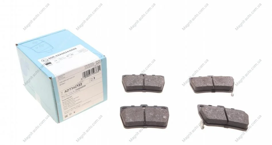 Колодки гальмівні задні дискові Toyota (вир-во Blue Print) BLUE PRINT ADT342122 (фото 1)