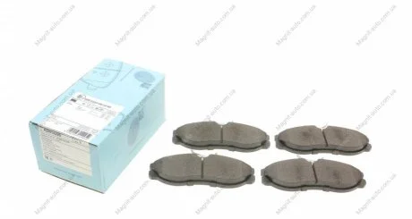 Комплект тормозных колодок переднего., FORD MAVERICK LDV CUB NISSAN SERENA, TERRANO II, VANETTE CARGO 1.6-3.3 06.91-09.07 BLUE PRINT ADN14295