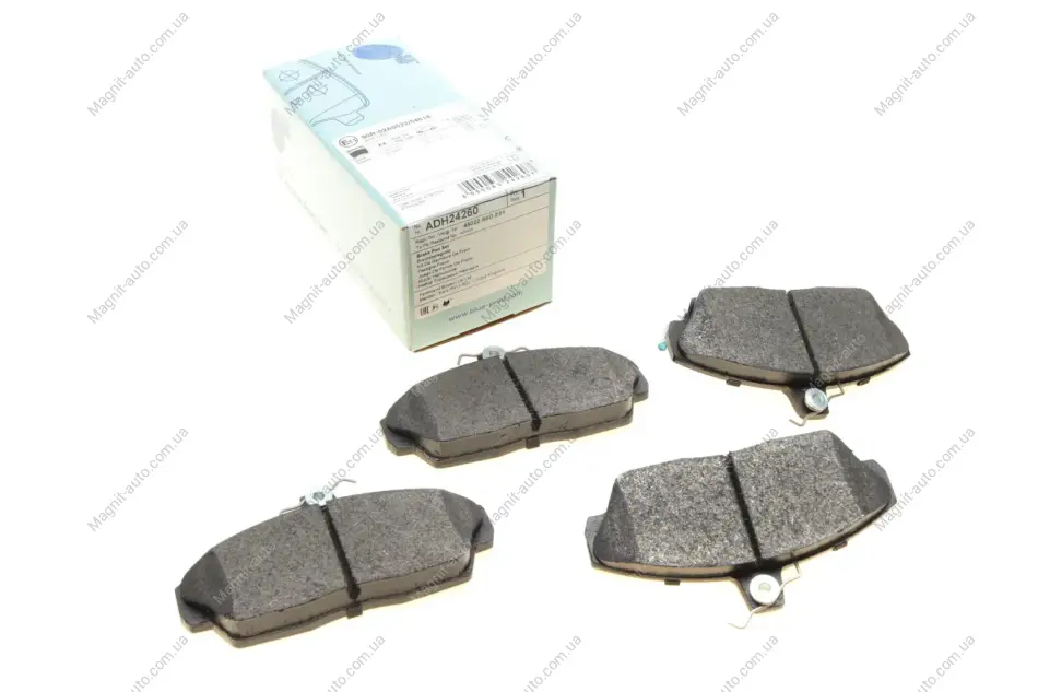 Комплект тормозных колодок из 4 шт. дисков BLUE PRINT ADH24260 (фото 1)