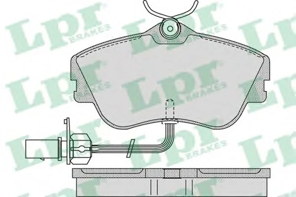 Комплект тормозных колодок из 4 шт. дисков LPR 05P977 (фото 1)