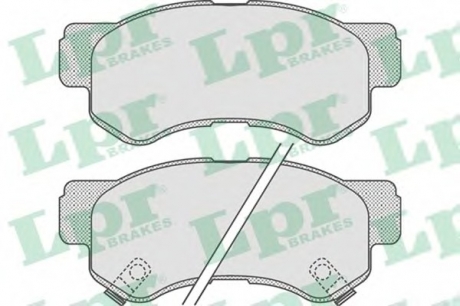 Комплект тормозных колодок, дисковый тормоз LPR 05P847