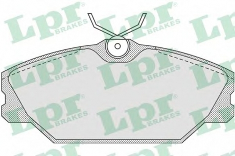 Комплект тормозных колодок, дисковый тормоз LPR 05P816 (фото 1)