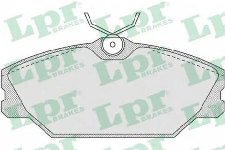 Комплект тормозных колодок из 4 шт. дисков LPR 05P816