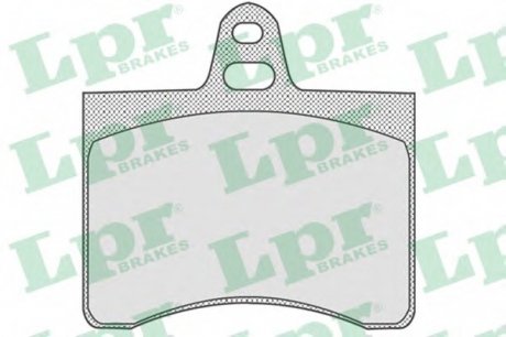 Комплект тормозных колодок, дисковый тормоз LPR 05P800