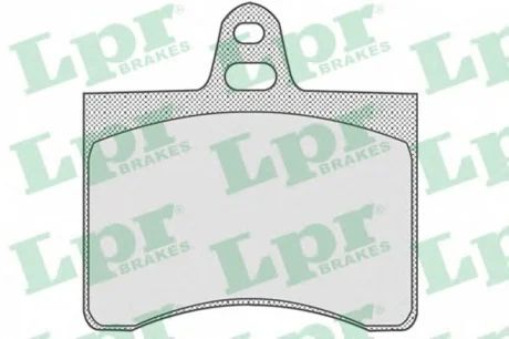 Комплект тормозных колодок из 4 шт. дисков LPR 05P800