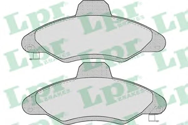 Комплект тормозных колодок из 4 шт. дисков LPR 05P717 (фото 1)