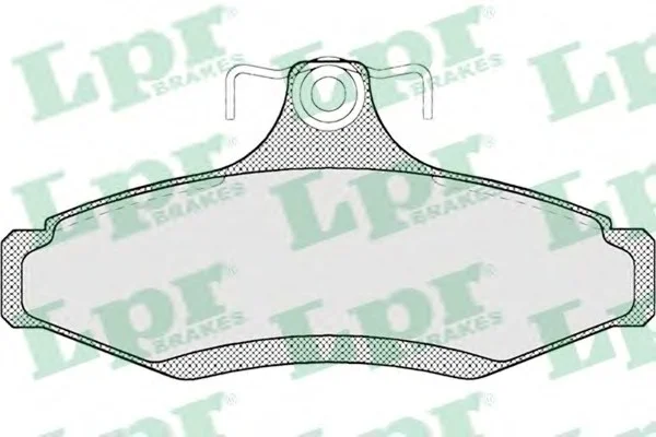 Комплект тормозных колодок из 4 шт. дисков LPR 05P694 (фото 1)