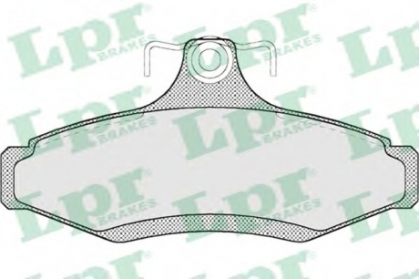 Комплект тормозных колодок, дисковый тормоз LPR 05P694 (фото 1)