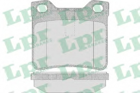 Комплект тормозных колодок, дисковый тормоз LPR 05P622 (фото 1)