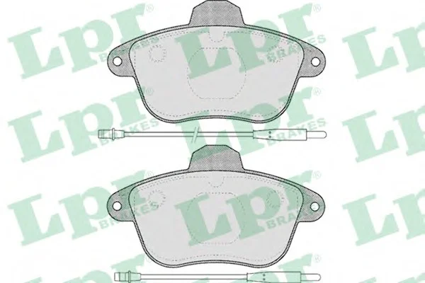 Комплект тормозных колодок из 4 шт. дисков LPR 05P478 (фото 1)