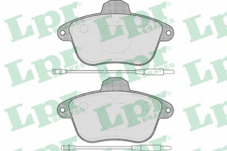 Комплект тормозных колодок, дисковый тормоз LPR 05P478