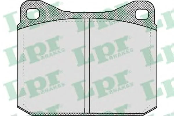 Комплект гальмівних колодок з 4 шт. дисків LPR 05P401 (фото 1)