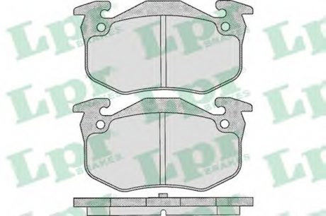 Комплект тормозных колодок, дисковый тормоз LPR 05P307 (фото 1)
