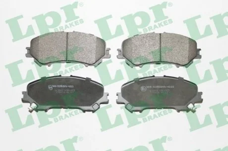 Тормозные колодки передние Kadjar/Qashqai J11 LPR 05P1975