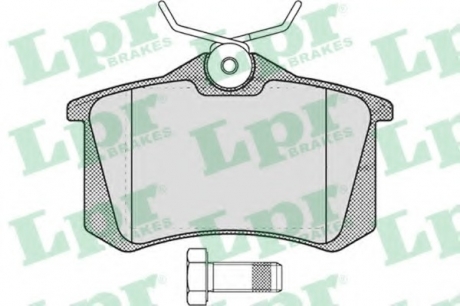 Комплект тормозных колодок, дисковый тормоз LPR 05P1788 (фото 1)
