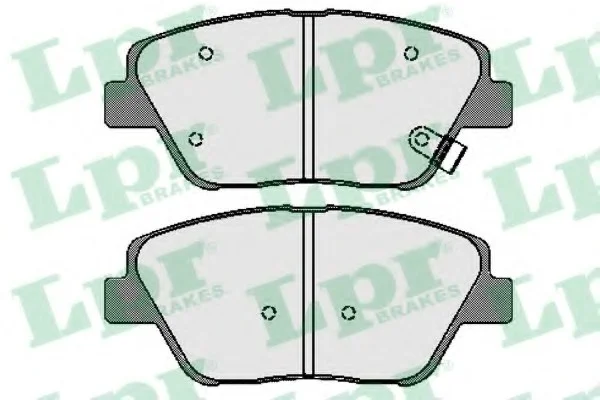 Колодки гальмівні дискові передні Hyundai Azera (11-), Elantra VII/ Kia Optima (10-15) (132.8*59*17.4) LPR 05P1736 (фото 1)