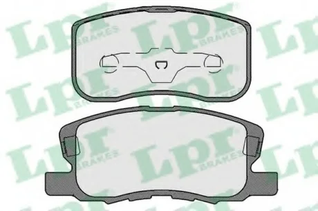 Комплект гальмівних колодок з 4 шт. дисків LPR 05P1733