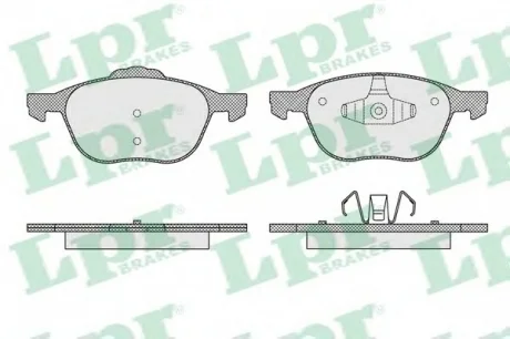 Колодки тормозные дисковые передние Ford Focus III, Kuga I LPR 05P1627