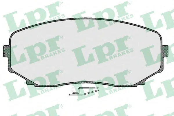 Комплект тормозных колодок из 4 шт. дисков LPR 05P1573 (фото 1)