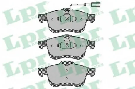 Колодки тормозные, передние, (тип ATE), FIAT Doblo/Ducato, OPEL Combo, 1.3-2.0, A 14 FP, 10- LPR 05P1494