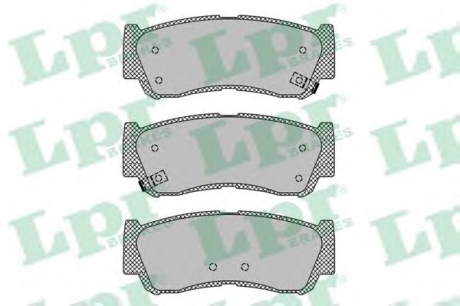 Комплект тормозных колодок, дисковый тормоз LPR 05P1417 (фото 1)