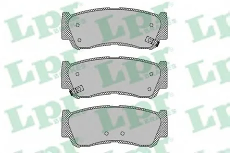 Комплект тормозных колодок, дисковый тормоз LPR 05P1417 (фото 1)
