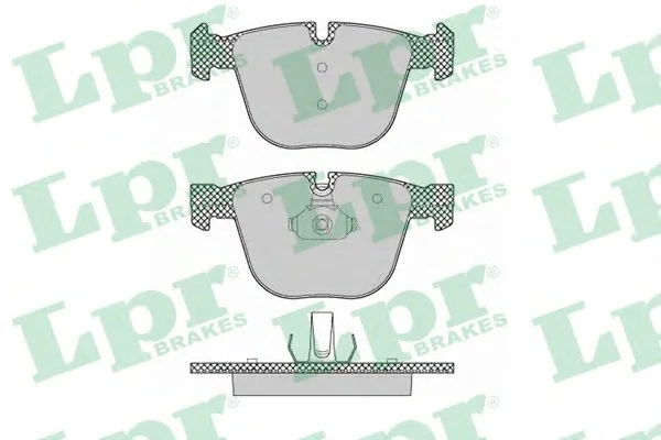 Комплект тормозных колодок из 4 шт. дисков LPR 05P1367 (фото 1)