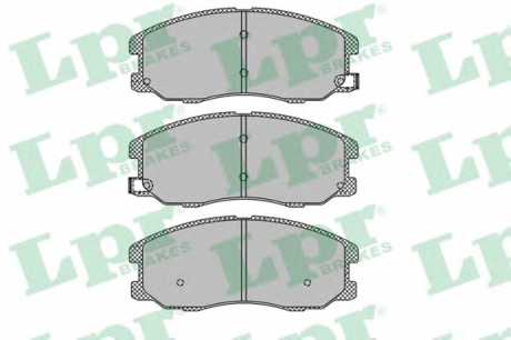 Комплект тормозных колодок, дисковый тормоз LPR 05P1322 (фото 1)