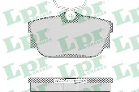 Комплект тормозных колодок, дисковый тормоз LPR 05P1303 (фото 1)