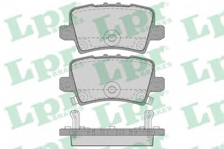 Комплект тормозных колодок, дисковый тормоз LPR 05P1273 (фото 1)