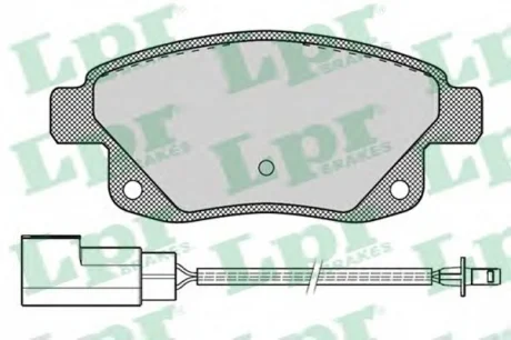 Колодки тормозные, задние, R16 LPR 05P1261