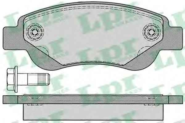 Комплект гальмівних колодок з 4 шт. дисків LPR 05P1235 (фото 1)