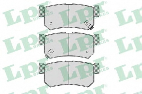 Комплект тормозных колодок, дисковый тормоз LPR 05P1210 (фото 1)