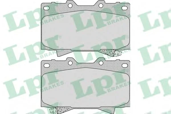Комплект гальмівних колодок з 4 шт. дисків LPR 05P1050 (фото 1)