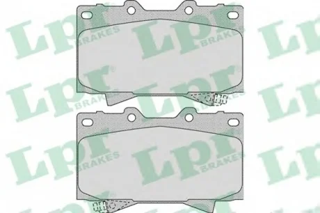 Комплект тормозных колодок из 4 шт. дисков LPR 05P1050
