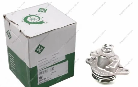 Водяний насос NISSAN 21010-00Q2C QASHQAI +2 I (J10, JJ10), 12/06 - 12/13 1.6 dCi (Вир-во) INA 538 0399 10