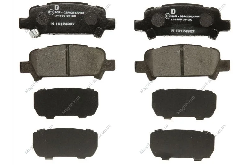 Тормозные колодки дисковые SUBARU Forester/Impreza/Legacy/Outback "R Delphi LP1509 (фото 1)