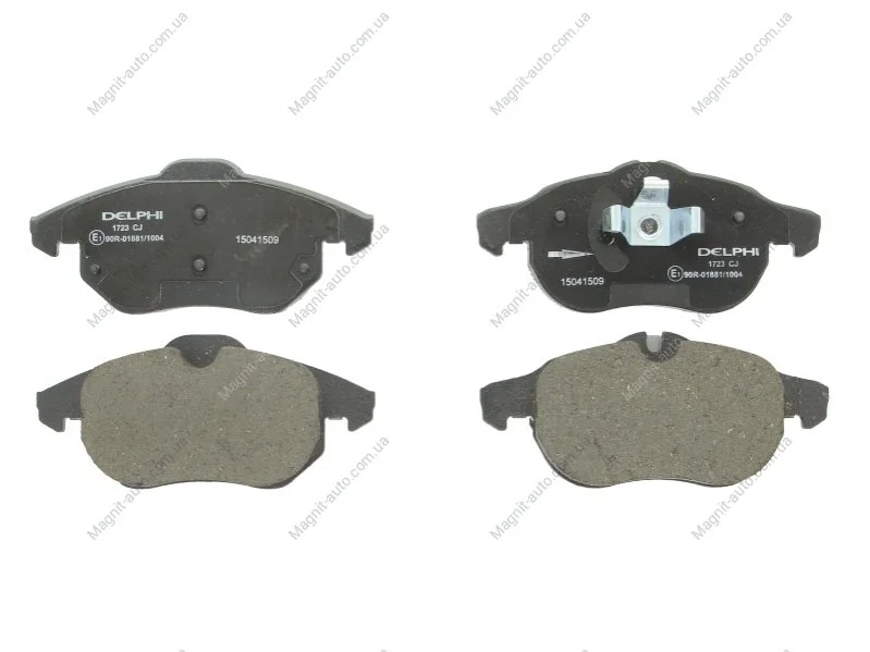 Гальмівні колодки дискові FIAT/OPEL/SAAB Croma/Vectra/9-3 "F "02>> Delphi LP1723 (фото 1)