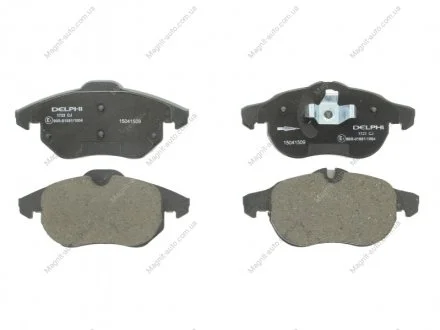 Гальмівні колодки дискові FIAT/OPEL/SAAB Croma/Vectra/9-3 "F "02>> Delphi LP1723