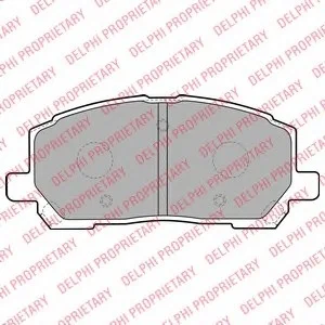 Тормозные колодки дисковые LEXUS RX300 "F "97-03 Delphi LP1908