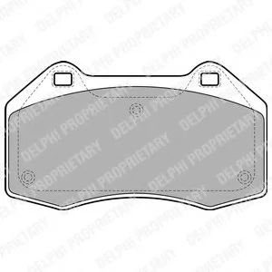 Тормозные колодки дисковые RENAULT Megane/Clio "F "04>> Delphi LP1940
