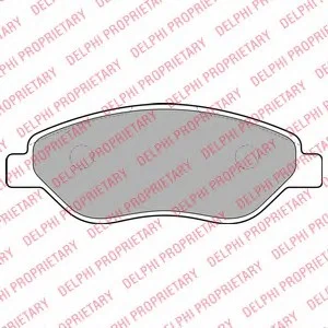 Гальмівні колодки дискові OPEL Corsa "F "06-15 Delphi LP2010 (фото 1)