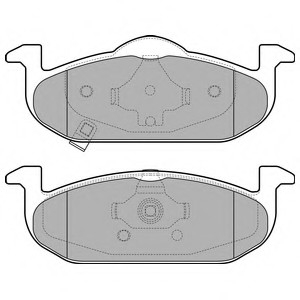 Гальмівні колодки, дискові Delphi LP2695