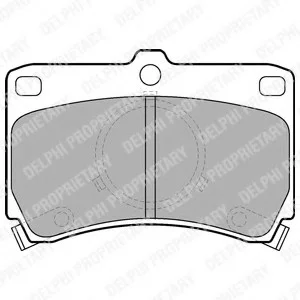 Гальмівні колодки дискові MAZDA 323 "85-90 Delphi LP531