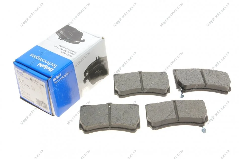 Тормозные колодки дисковые MAZDA/KIA 121/323/Rio "89-98 Delphi LP743 (фото 1)