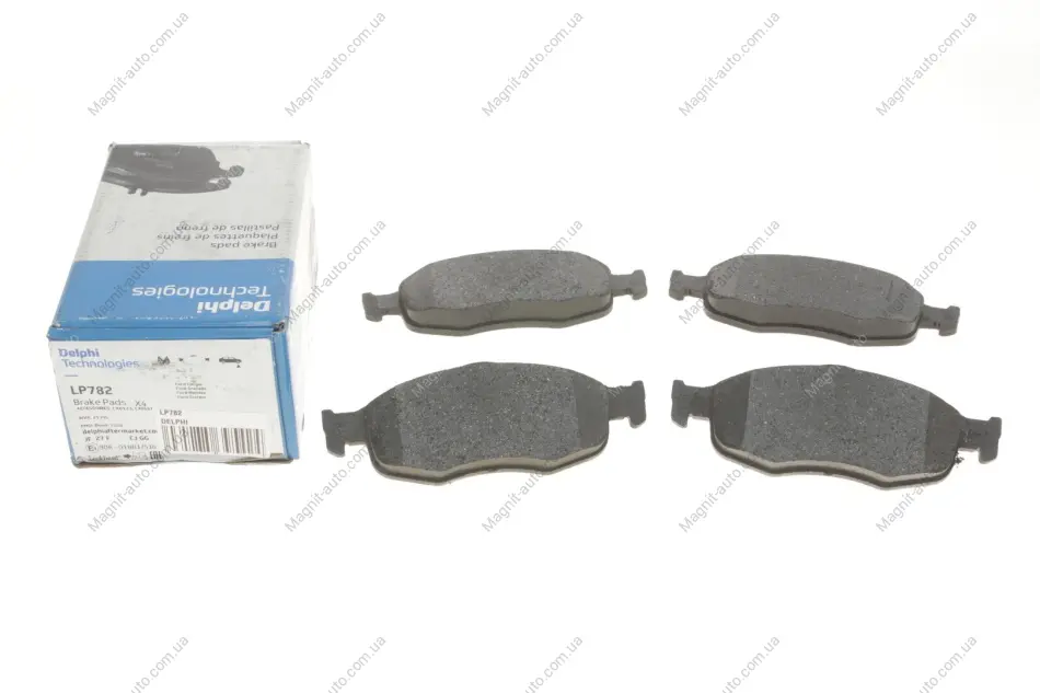 Тормозные колодки дисковые FORD Cougar/Granada/Mondeo "93>> Delphi LP782 (фото 1)