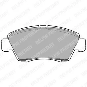 Гальмівні колодки дискові HONDA Civic 97-01 Delphi LP809