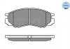 Комплект тормозных колодок, дисковый тормоз MEYLE 025 232 9015/W (фото 1)
