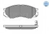 Комплект тормозных колодок, дисковый тормоз MEYLE 025 232 9015/W (фото 3)